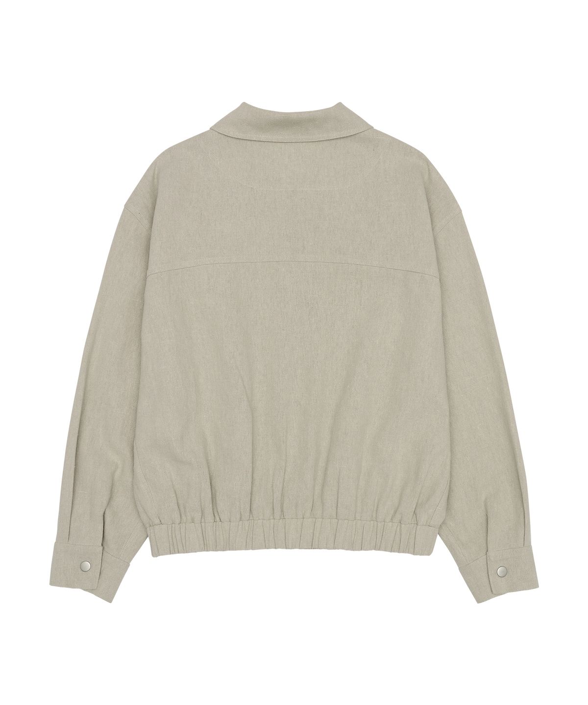 아메스 월드와이드(AMES-WORLDWIDE) LINEN BOMBER JACKET BEIGE