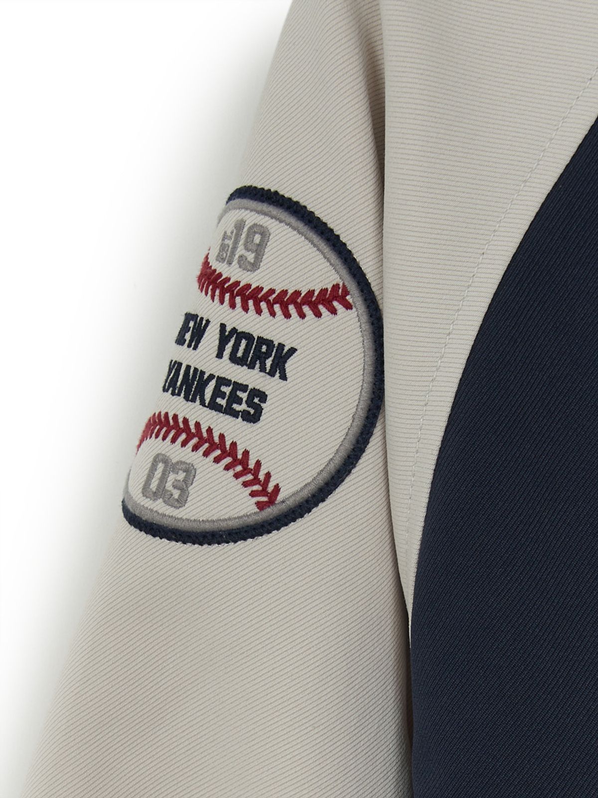 엠엘비 키즈(MLB KIDS) 스트릿 바시티 래글런 패딩점퍼 NY (D.Navy)