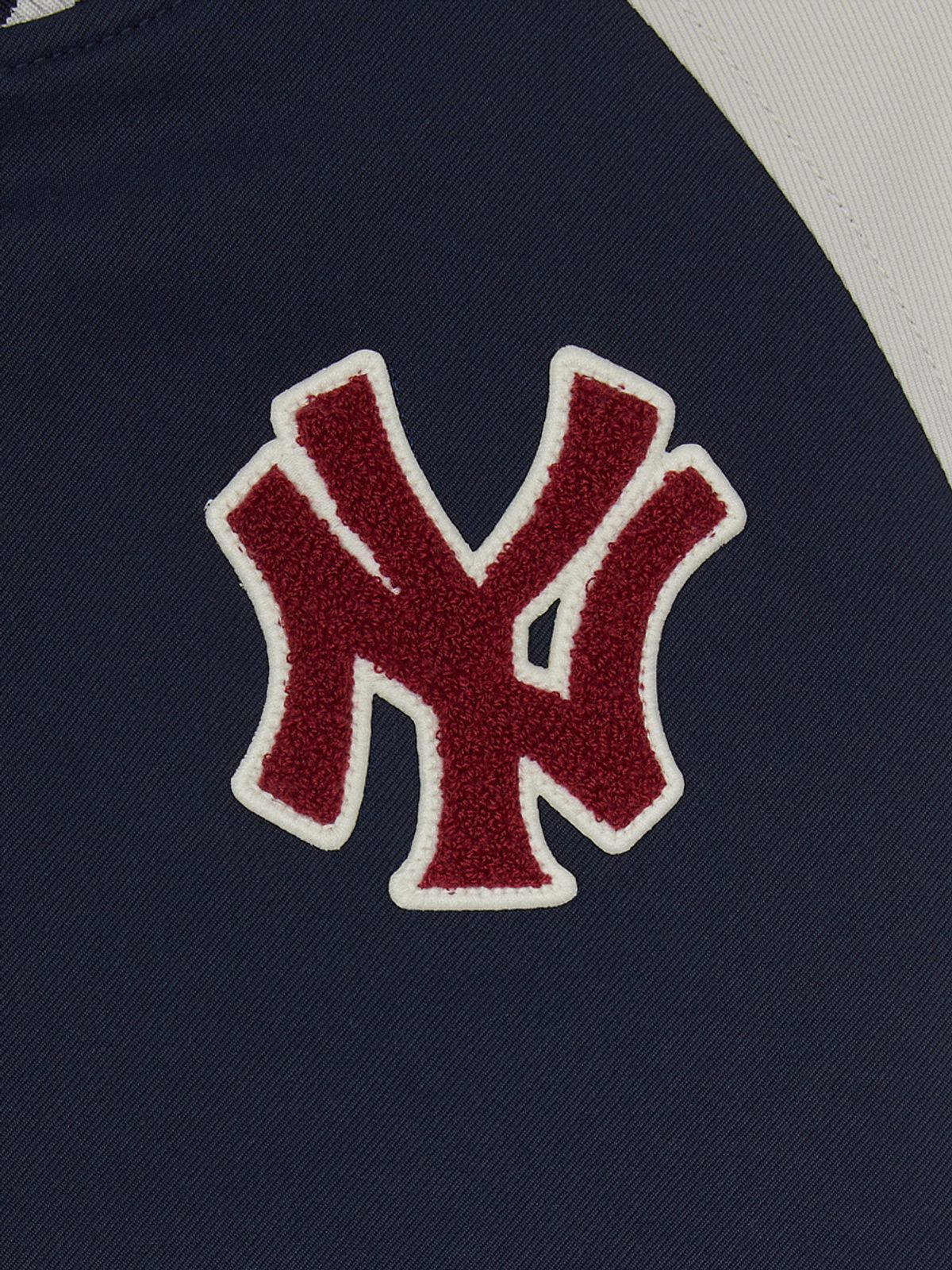 엠엘비 키즈(MLB KIDS) 스트릿 바시티 래글런 패딩점퍼 NY (D.Navy)