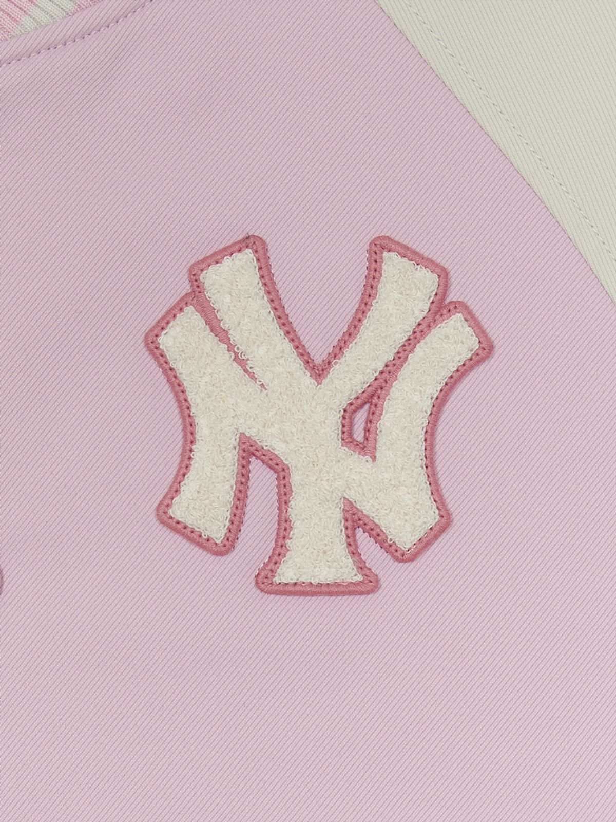 엠엘비 키즈(MLB KIDS) 스트릿 바시티 래글런 패딩점퍼 NY (Mg.Pink)
