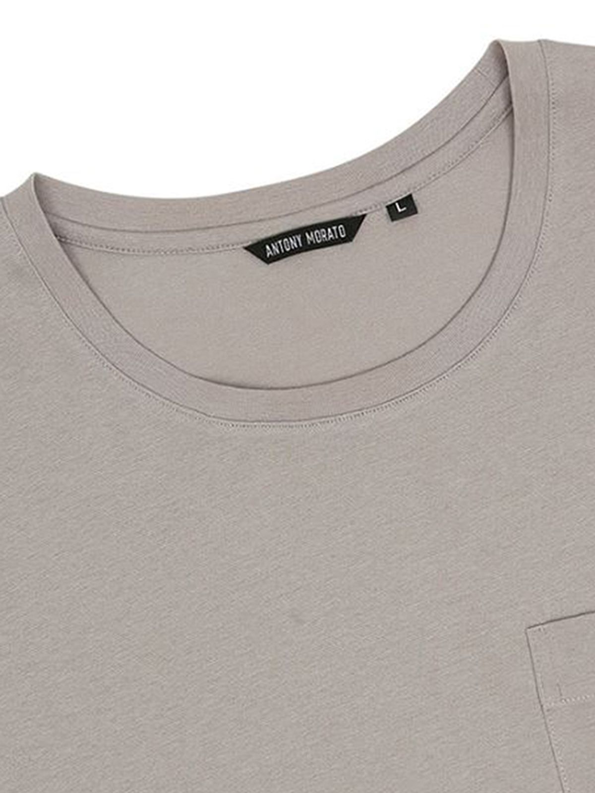 이카룩(IKALOOK) 라운드 심플 반팔 티셔츠 STEE165A