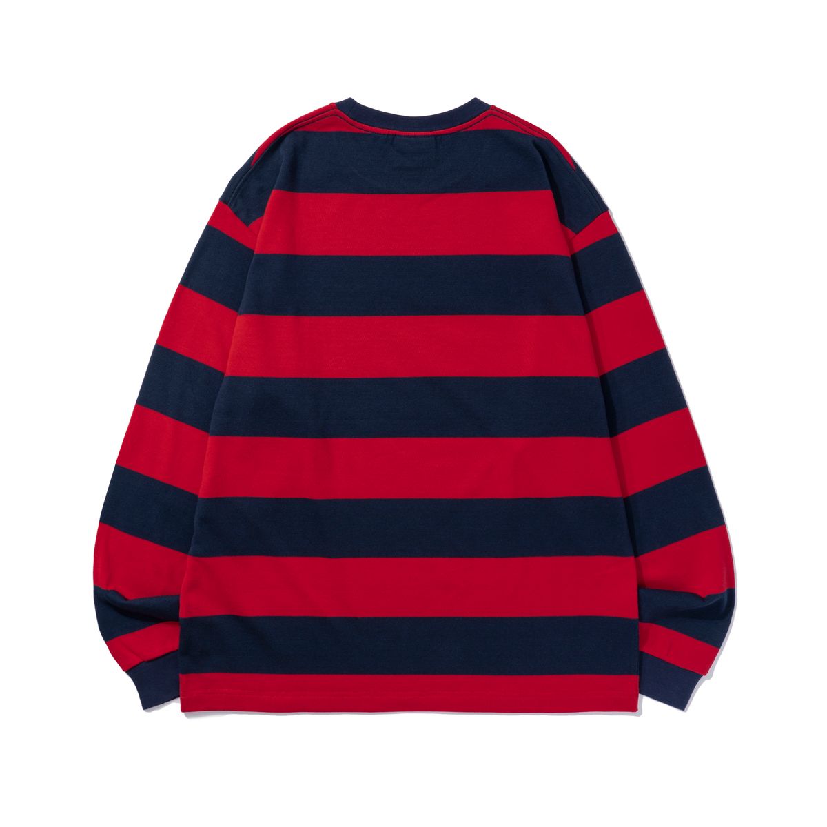 엑스트라오디너리(EXTRAORDINARY) BOLD STRIPE LS TEE RED