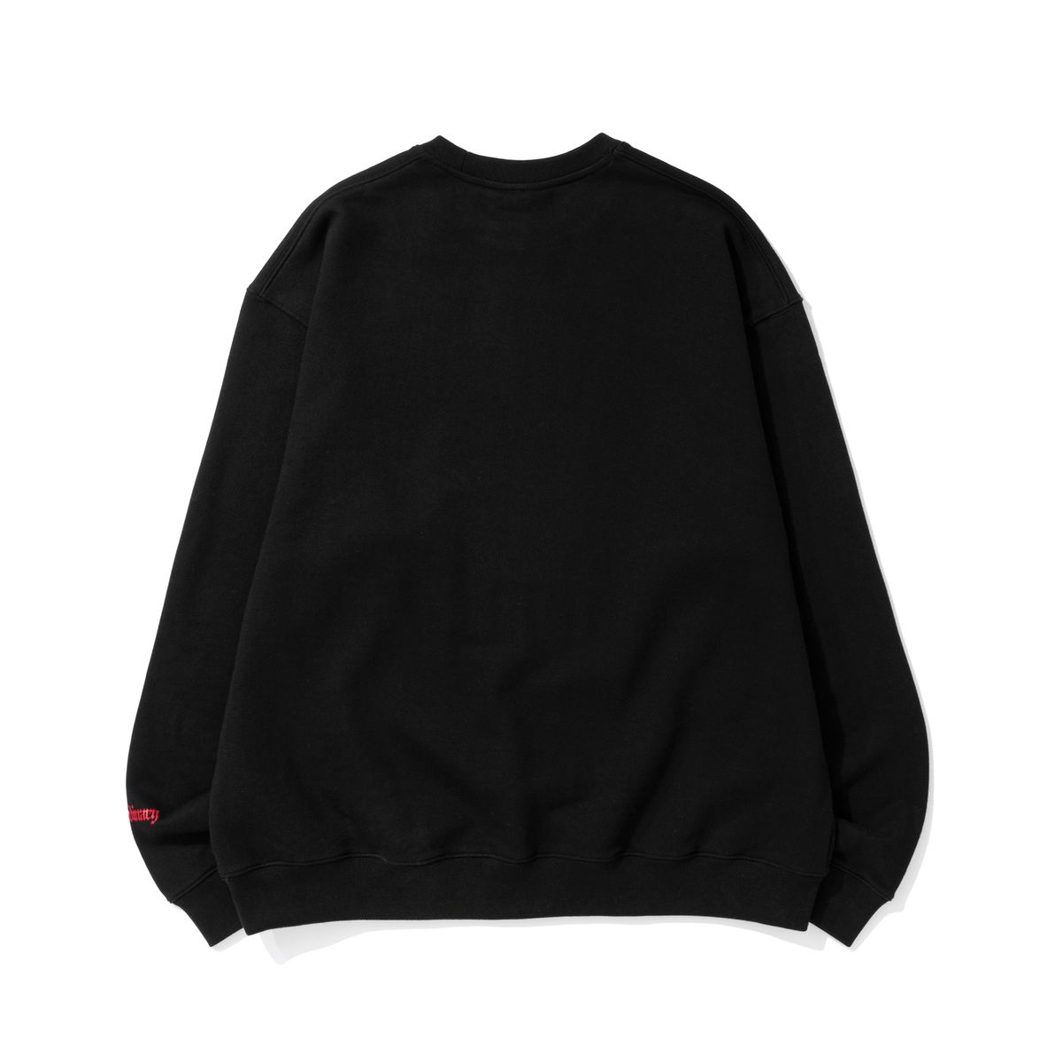 엑스트라오디너리(EXTRAORDINARY) BLACKLETTER CREW SWEATSHIRT BLACK