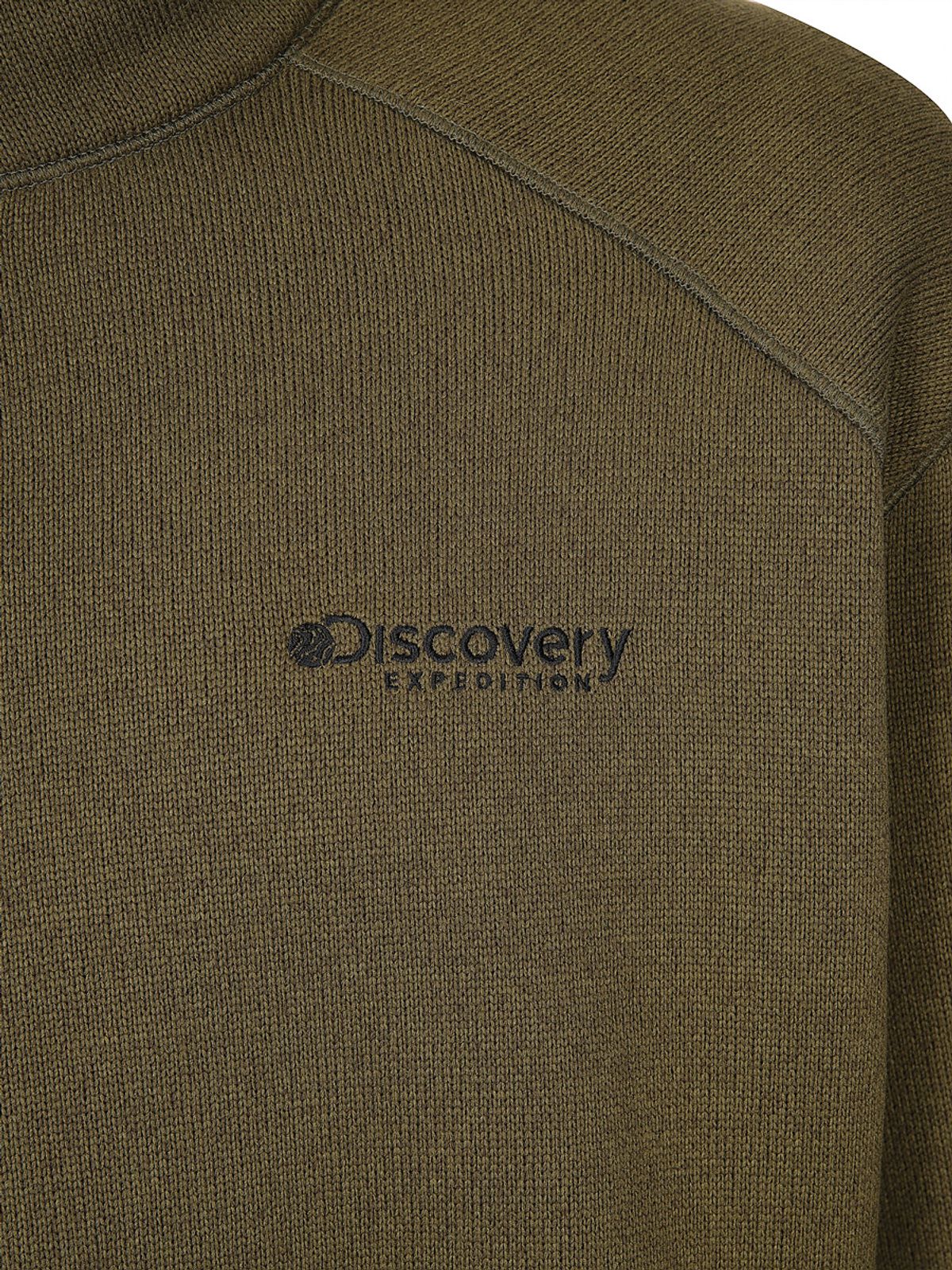 디스커버리 익스페디션(DISCOVERY EXPEDITION) 남성 니트라이크 하이넥 자켓 (D/OLIVE)
