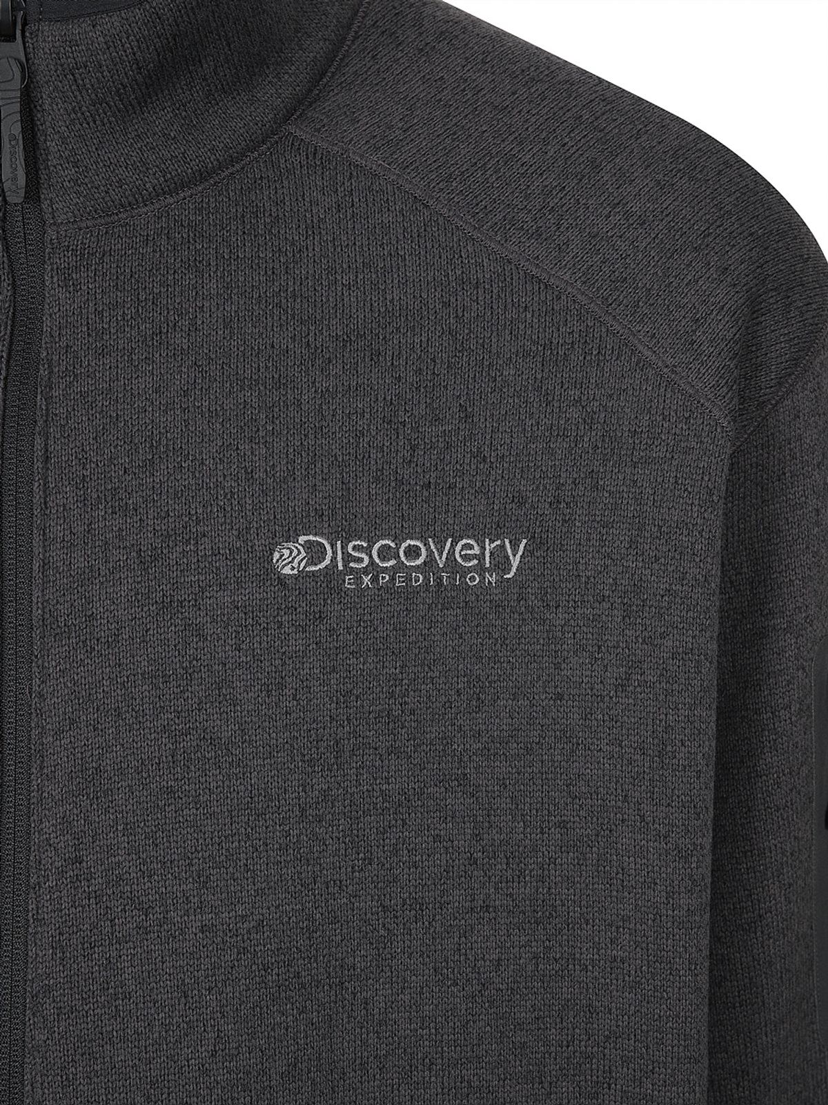 디스커버리 익스페디션(DISCOVERY EXPEDITION) 남성 니트라이크 하이넥 자켓 (C/GREY)