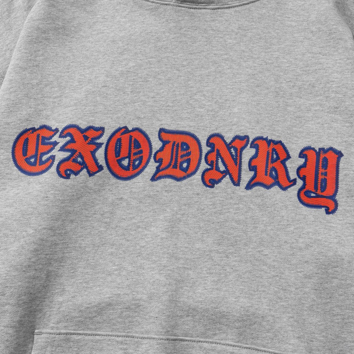 엑스트라오디너리(EXTRAORDINARY) BLACKLETTER II HOODIE M/GREY
