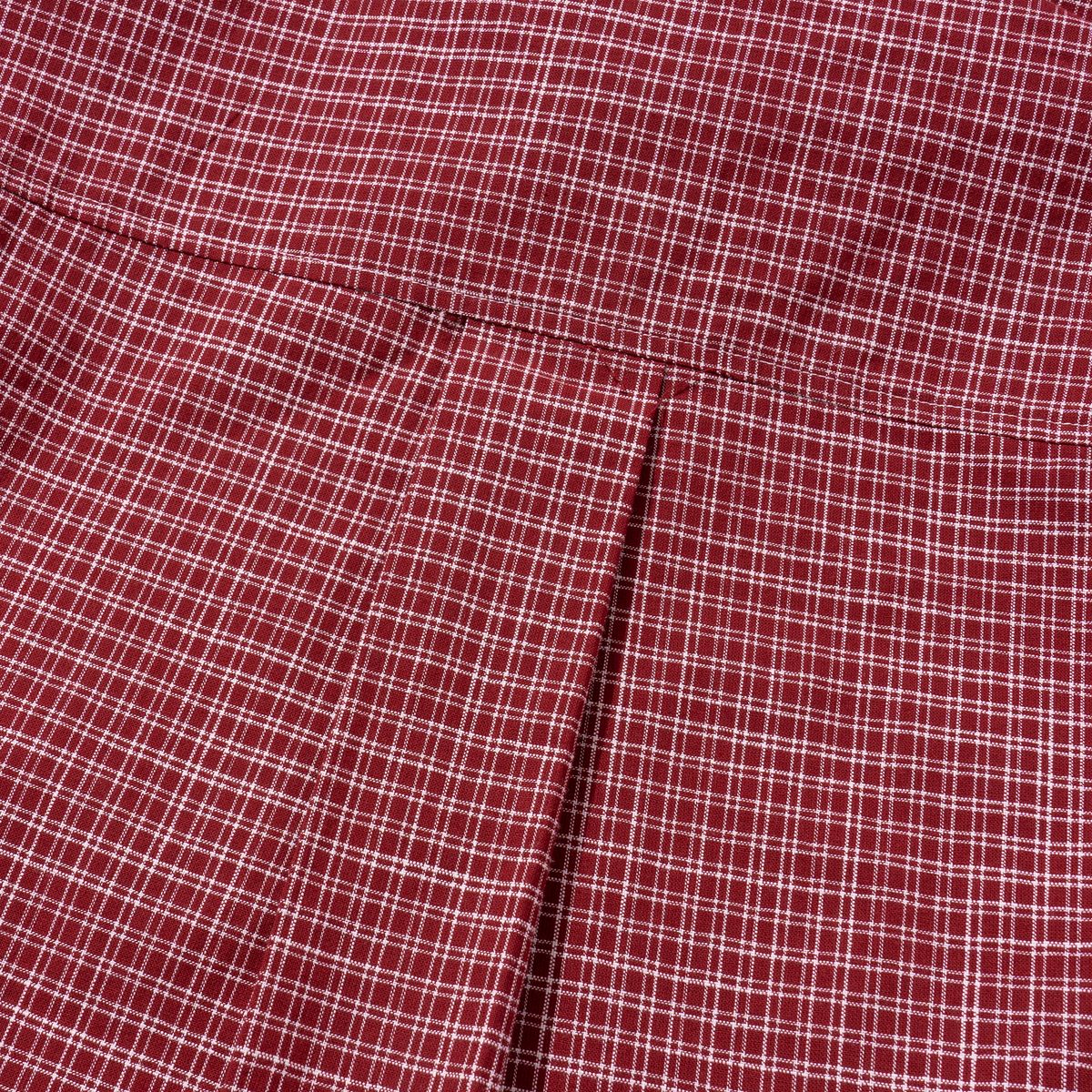 엑스트라오디너리(EXTRAORDINARY) EXODNRY APPLIQUE CHECK SHIRT RED