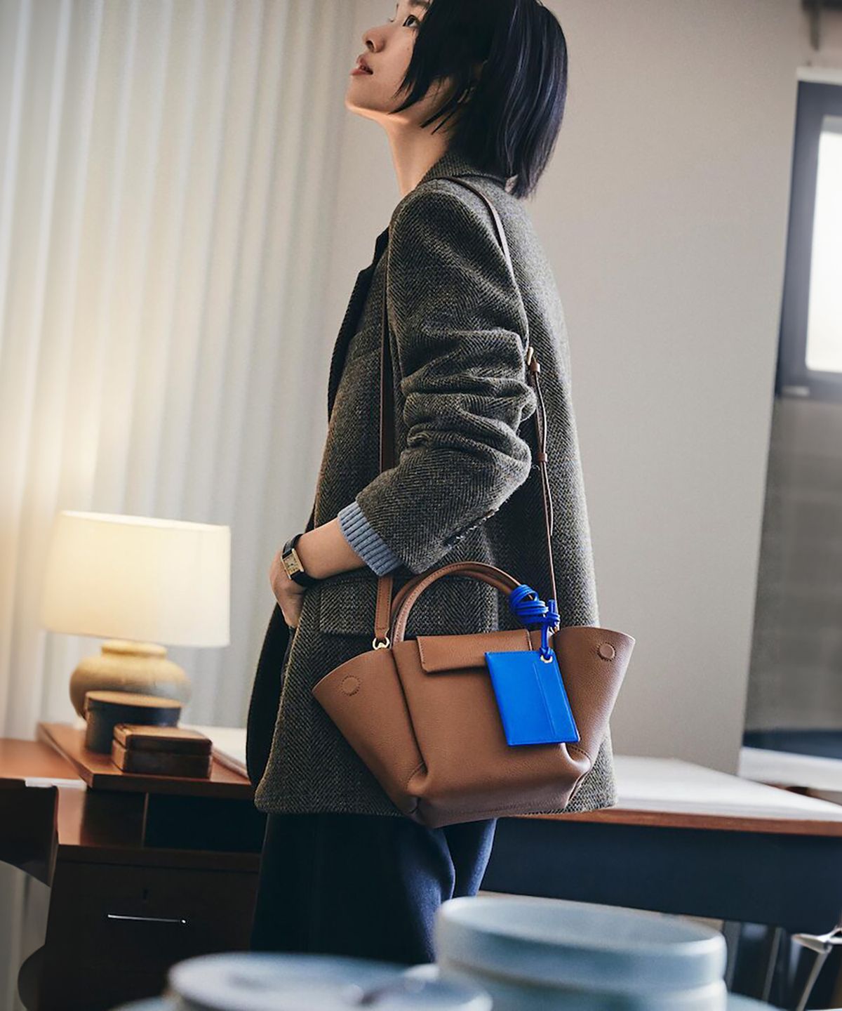 빈폴 액세서리(BEANPOLE ACCESSORY) 베러 스몰 토트백  브릭