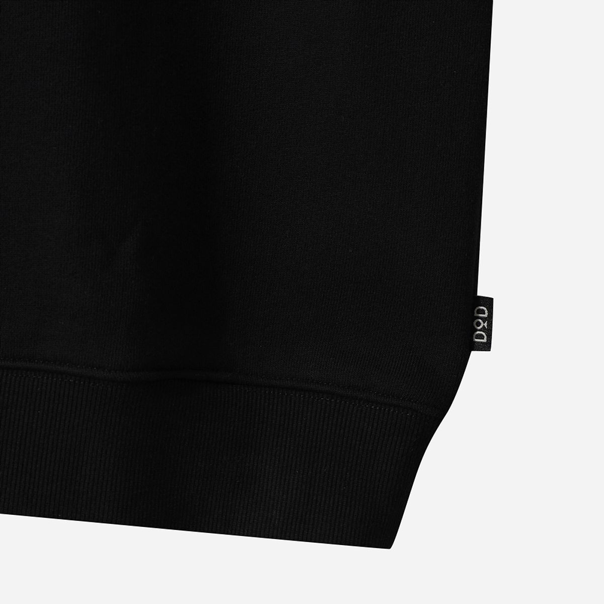 디오디(DOD) 에센셜 로고 맨투맨(BLACK)