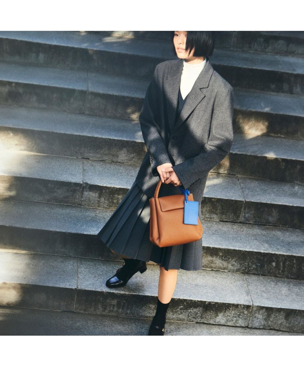 빈폴 액세서리(BEANPOLE ACCESSORY) 베러 미디엄 토트백  브릭