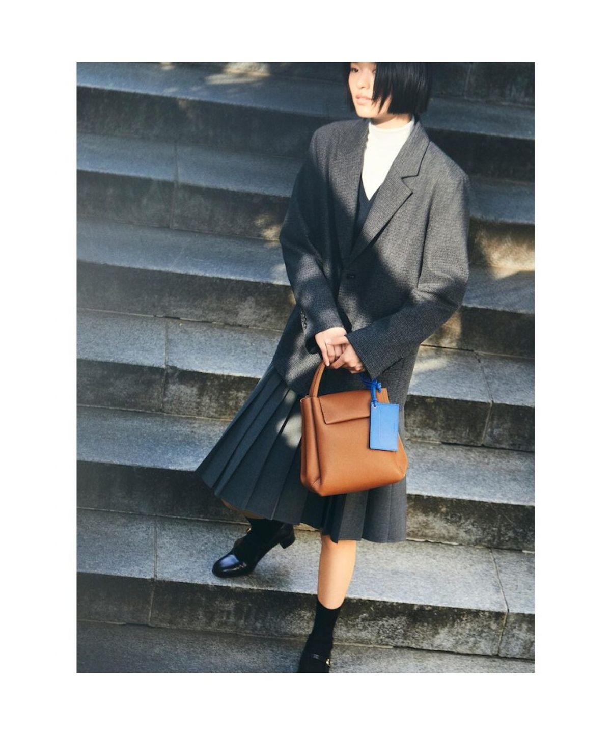 빈폴 액세서리(BEANPOLE ACCESSORY) 베러 미디엄 토트백  브릭