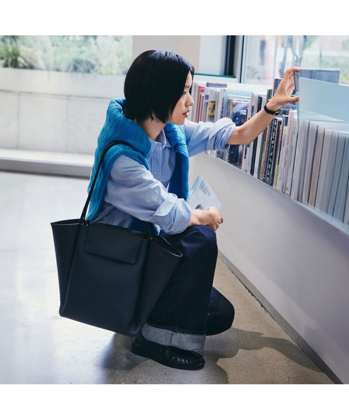 빈폴 액세서리(BEANPOLE ACCESSORY) 베러 라지 투웨이 백  블랙