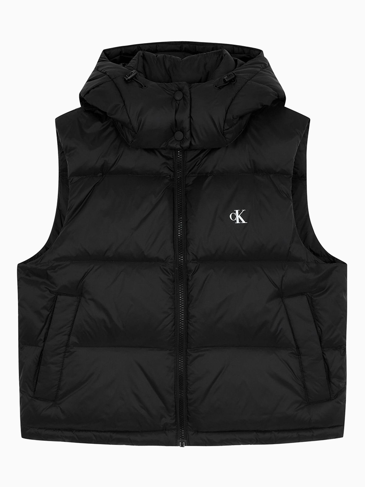 캘빈클라인 진(CALVIN KLEIN JEANS) 여성 에센셜 미드 웨잇 다운 베스트 47D500G UB1