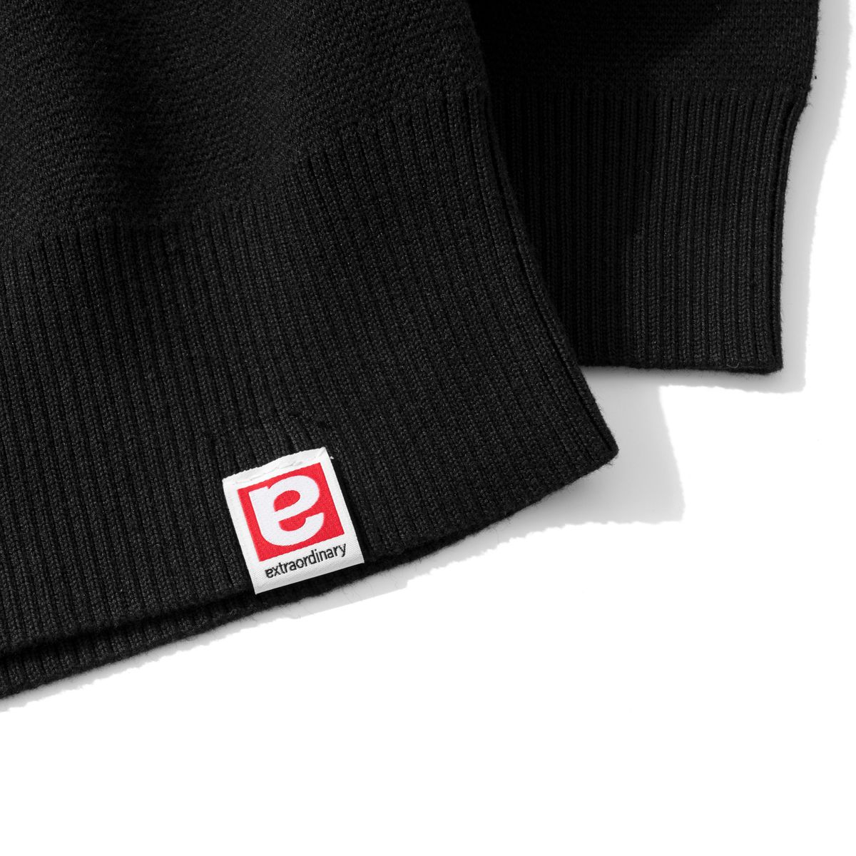 엑스트라오디너리(EXTRAORDINARY) EXODNRY MADE SWEATER BLACK