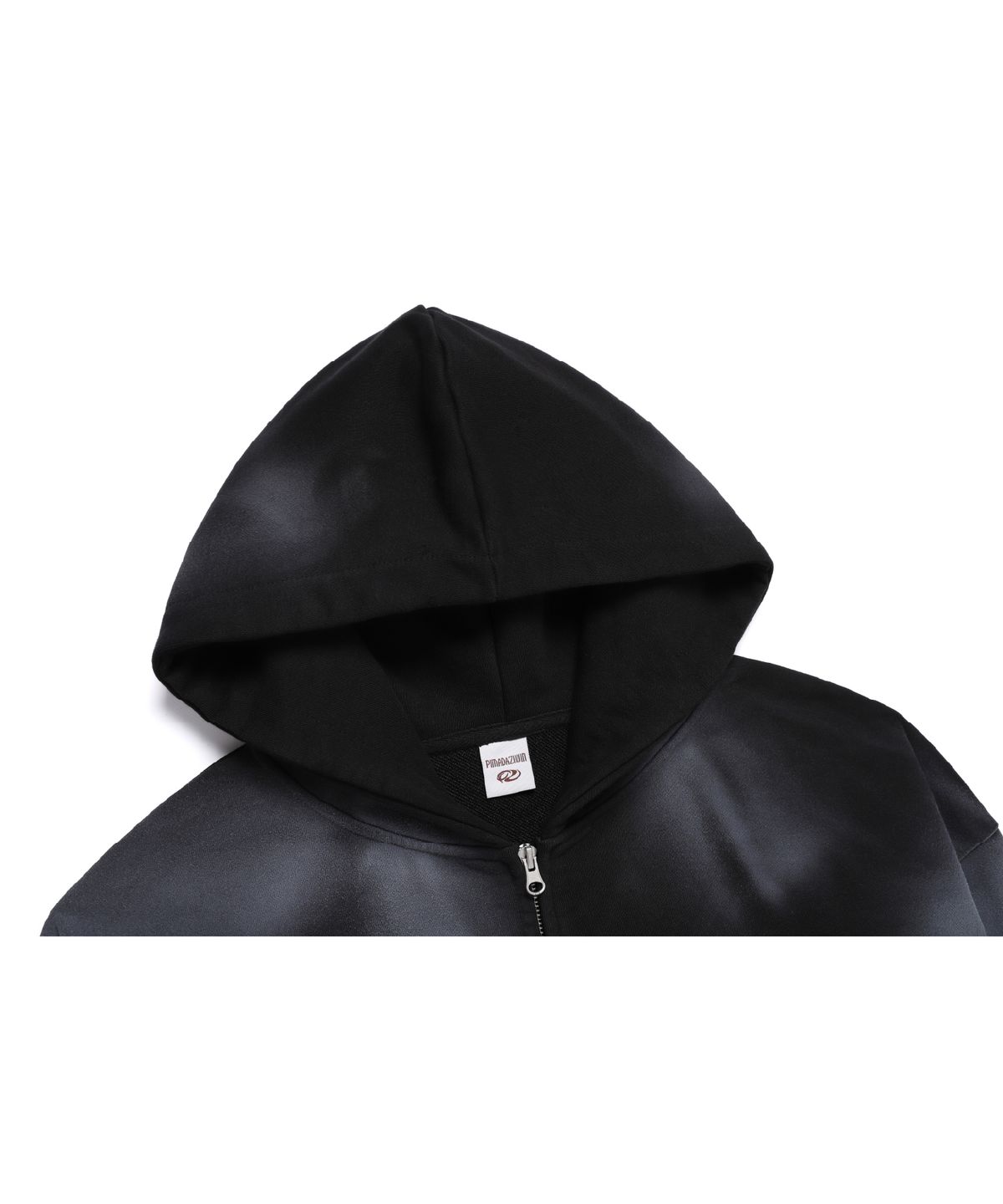 피마다지윈(PIMADAZIWIN) Aurora Hood Zip-Up_[Black]