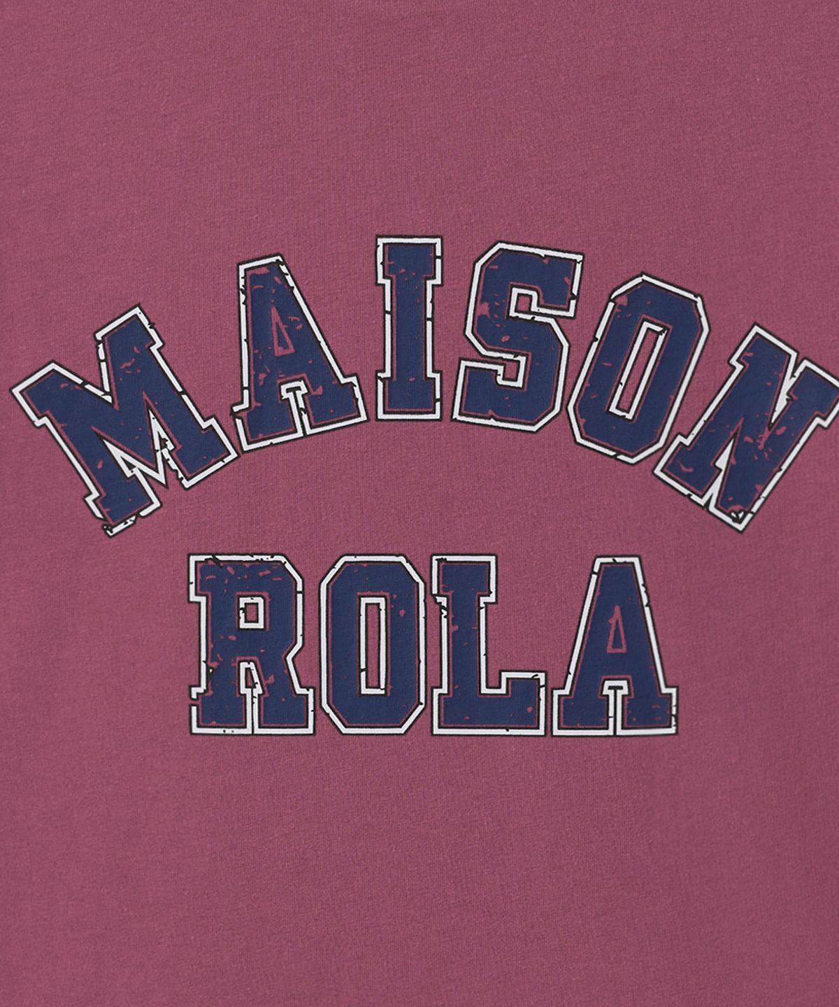 로라로라(ROLAROLA) MAISON DE ROLA PIGMENT T-SHIRT DEEP PINK