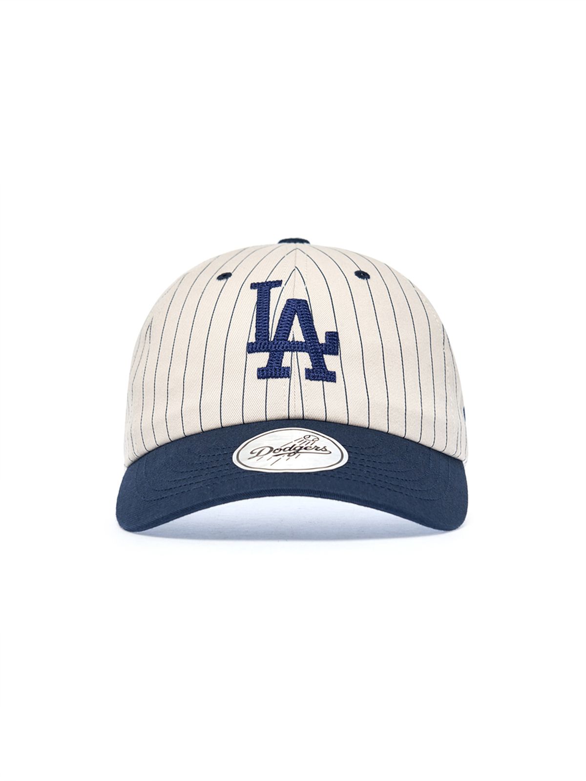엠엘비(MLB) 시그니처 스트라이프 언스트럭쳐 볼캡 LA (Navy)