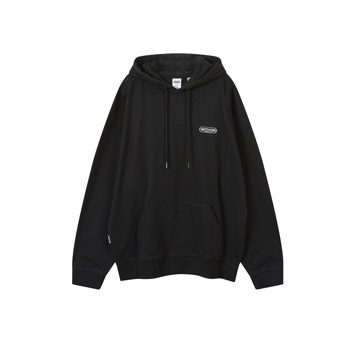 아웃도어 프로덕츠(OUTDOOR PRODUCTS) ESSENTIAL CAPSULE LOGO HOODIE (BLACK)