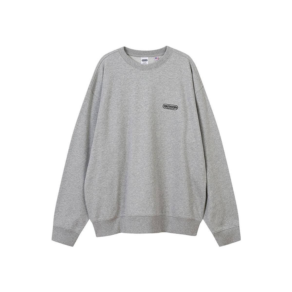 아웃도어 프로덕츠(OUTDOOR PRODUCTS) ESSENTIAL CAPSULE LOGO SWEAT SHIRT (MELANGE)
