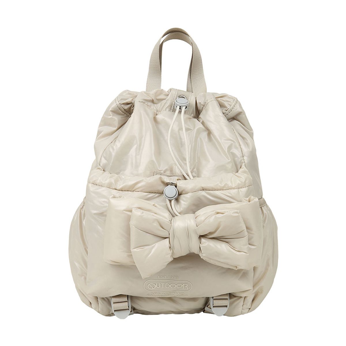 아웃도어 프로덕츠(OUTDOOR PRODUCTS) BIG RIBBON STRING MINI BAG (BEIGE)