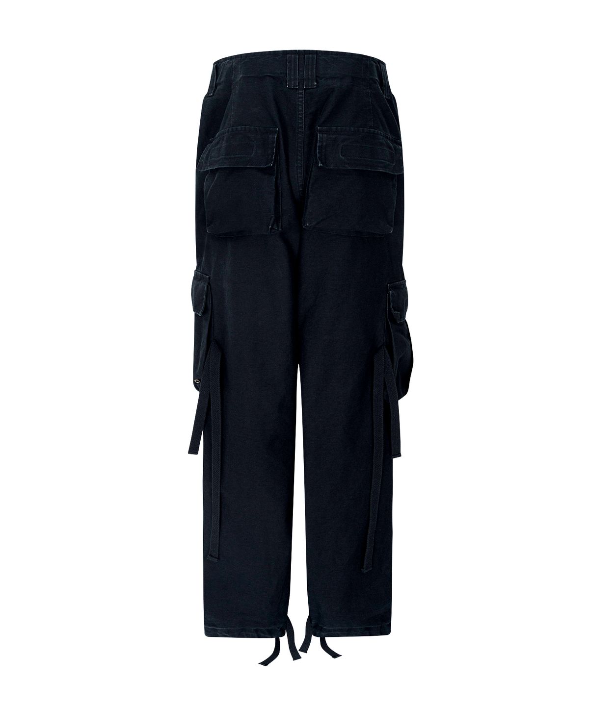 플리즈노팔로우(PLEASENOFOLLOW) Tex Wide Work Pants (New Color) (Washed Black)