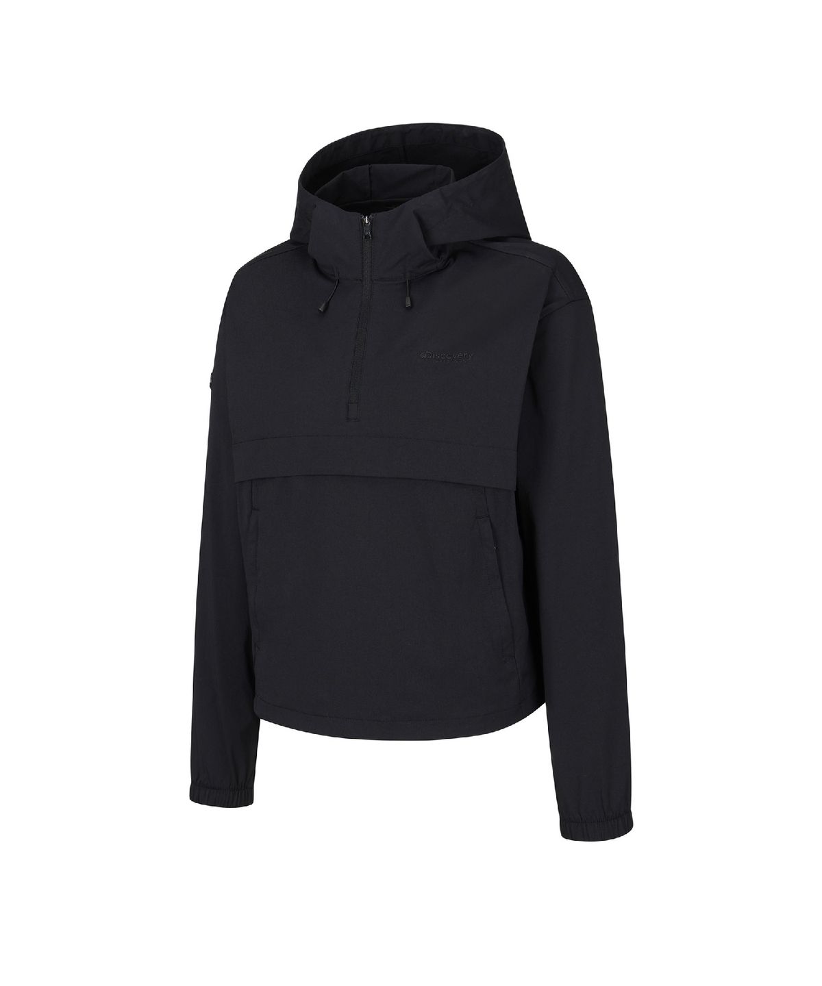 디스커버리 익스페디션(DISCOVERY EXPEDITION) 여성 내추럴 우븐 아노락 (SET-UP) (BLACK)