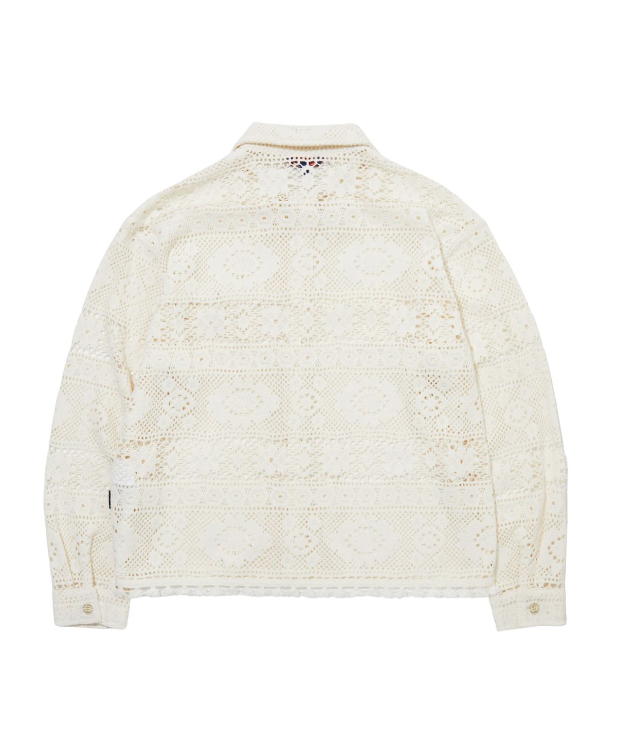 펜필드(PENFIELD) 프린치 크로셰 셔츠 아이보리_FR3WR56U