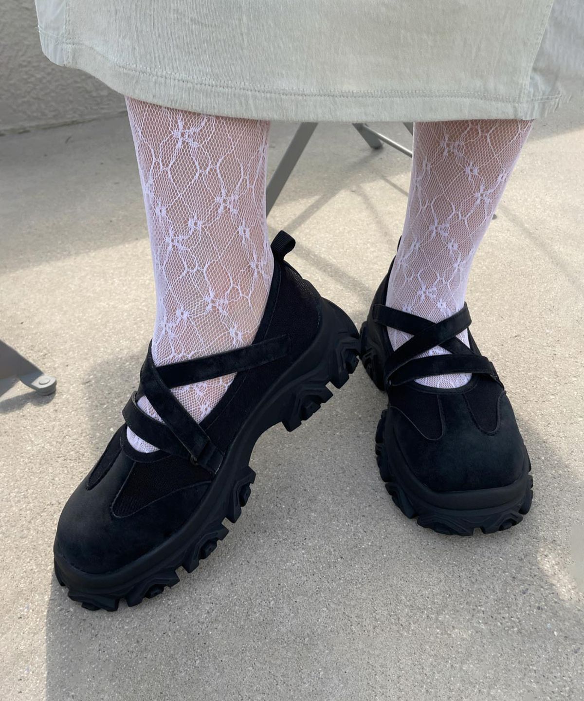 에이티티(ATT) X strap maryjane sneakers (att1003)