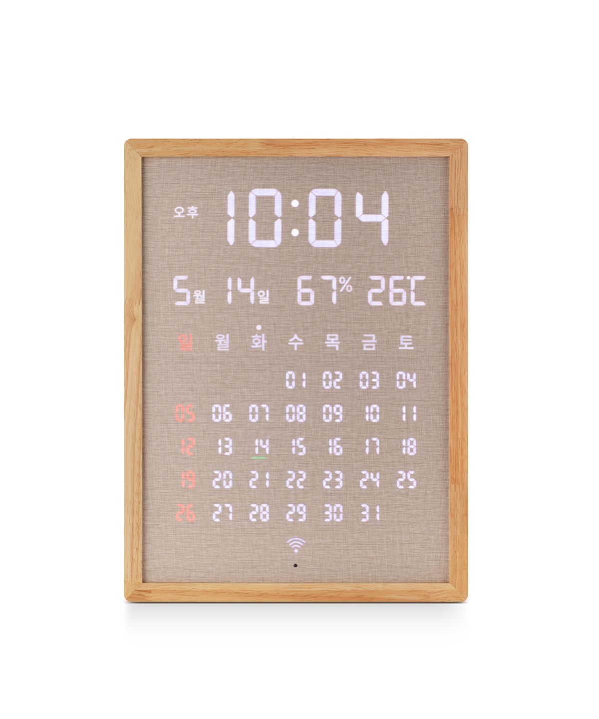 오아(OA) 캘린더LED 전자달력 벽시계 전자달력