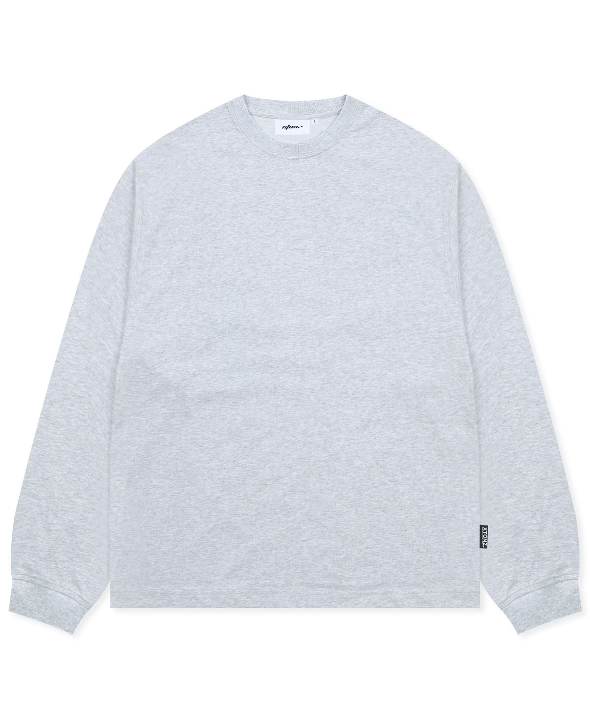 엑스톤즈(XTONZ) XTT152 리파인드 크롭 롱슬리브 (GRAY)