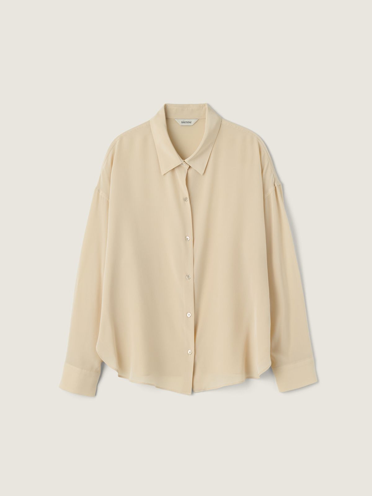 시엔느(SIENNE) Jane Silk Shirt (Beige)