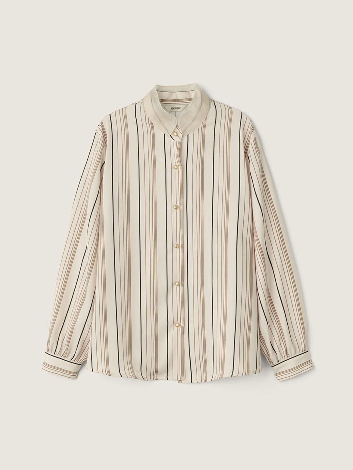 시엔느(SIENNE) Matilda Silk Blouse (Beige)