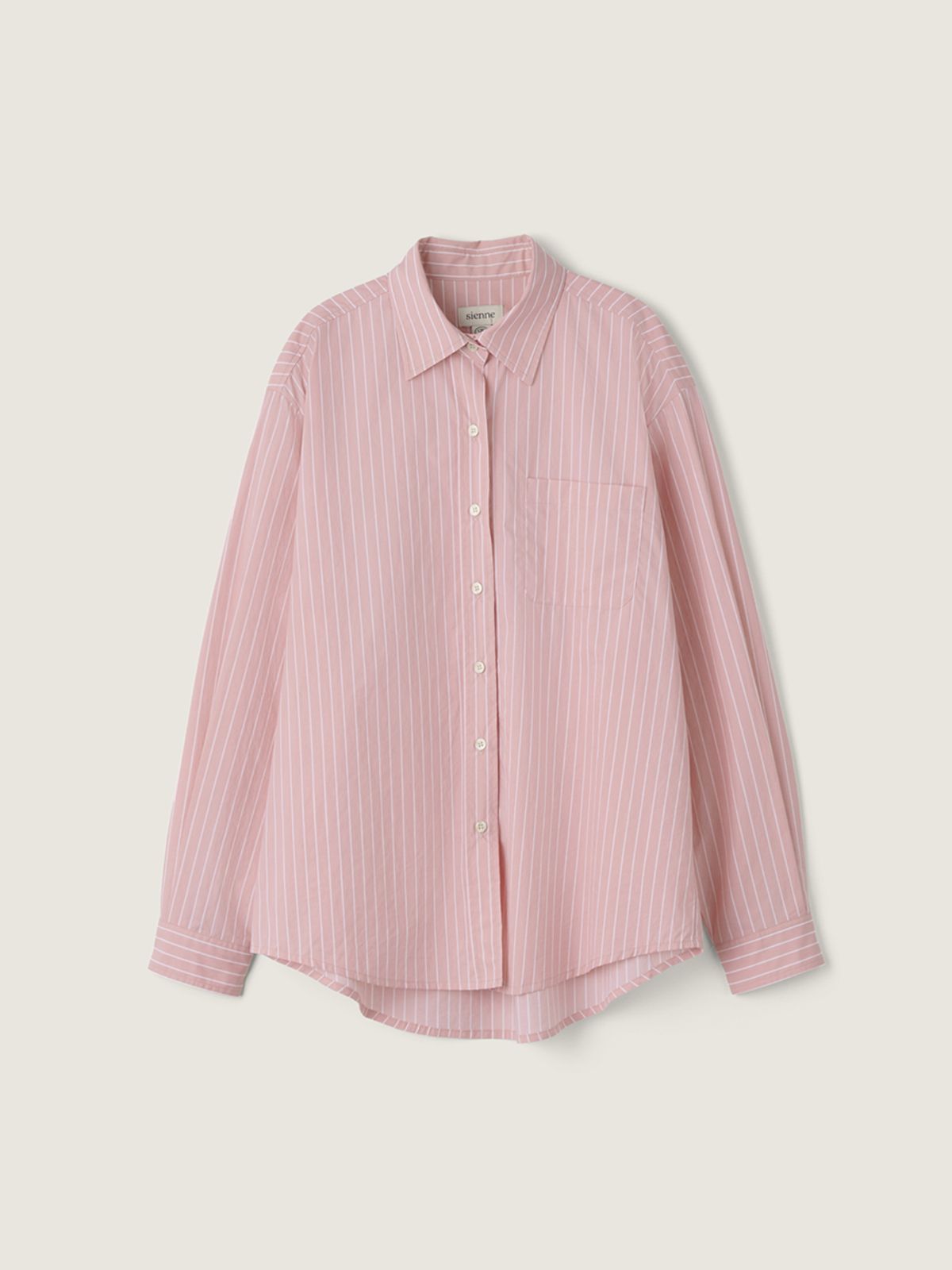 시엔느(SIENNE) Kelly Stripe Shirt (Pink)