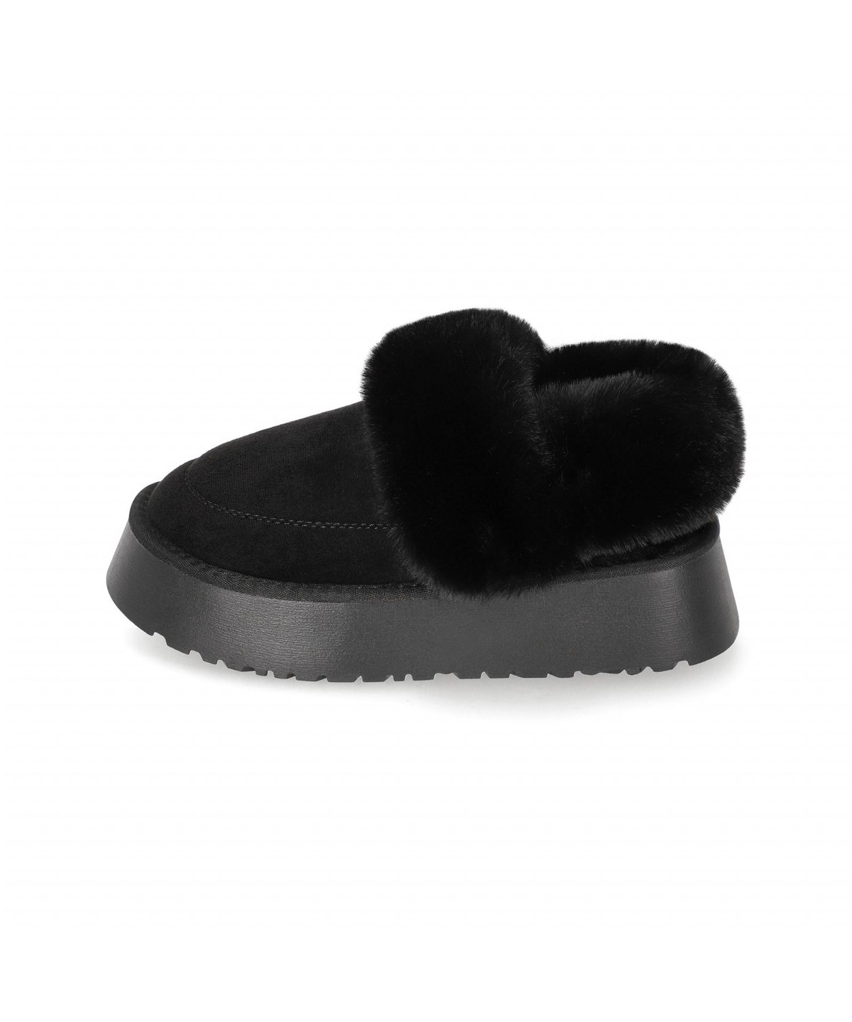 엘칸토(ELCANTO) 마쯔 여성 플랫폼 퍼 스트랩 뮬 4.5cm LCWC70M54V