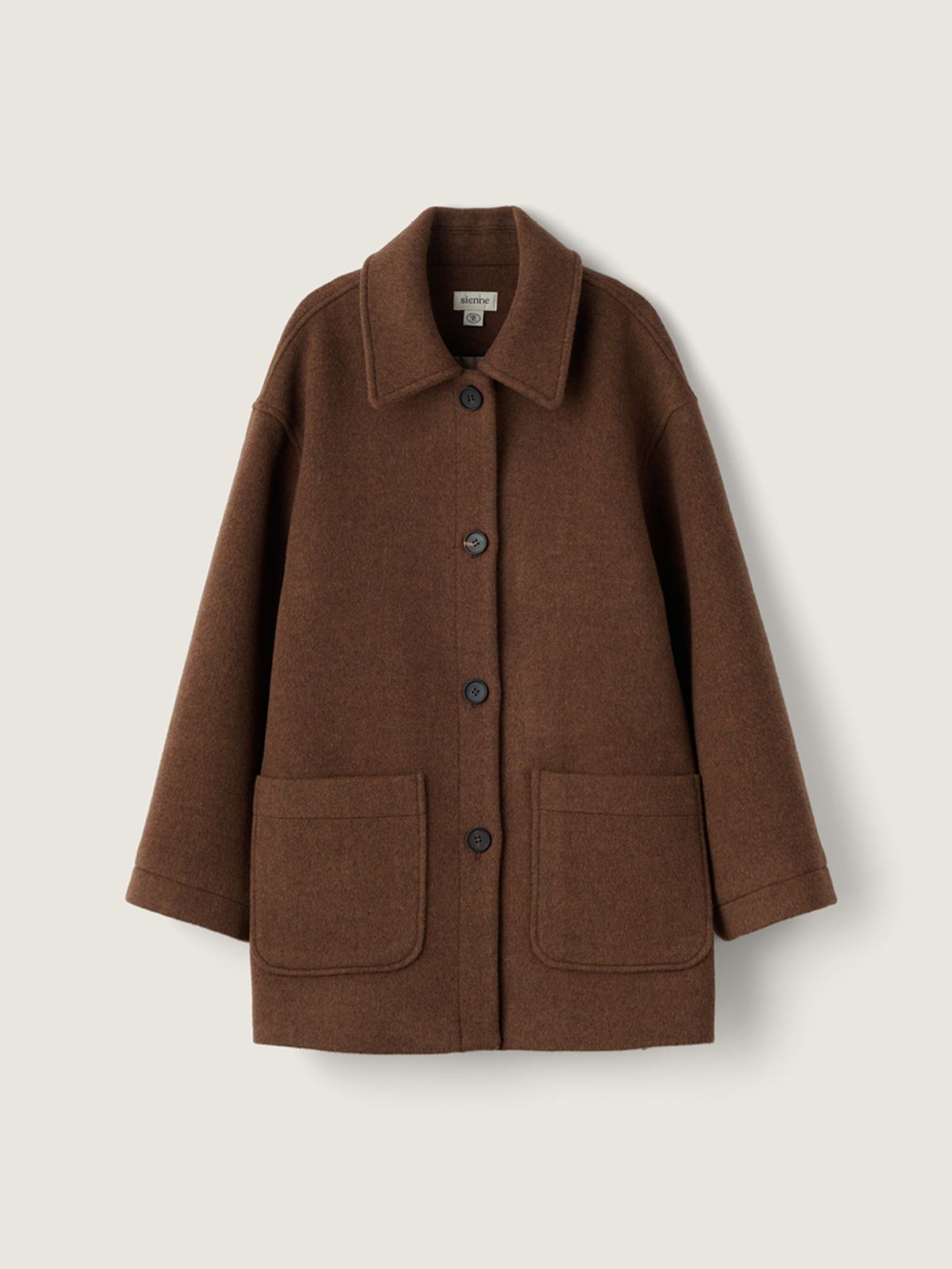 시엔느(SIENNE) Margo Wool Jacket (Chocolate Brown)