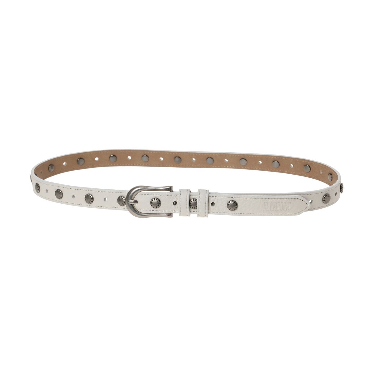 카키포인트(KHAKIPOINT) Stud Belt (ver.1)_white