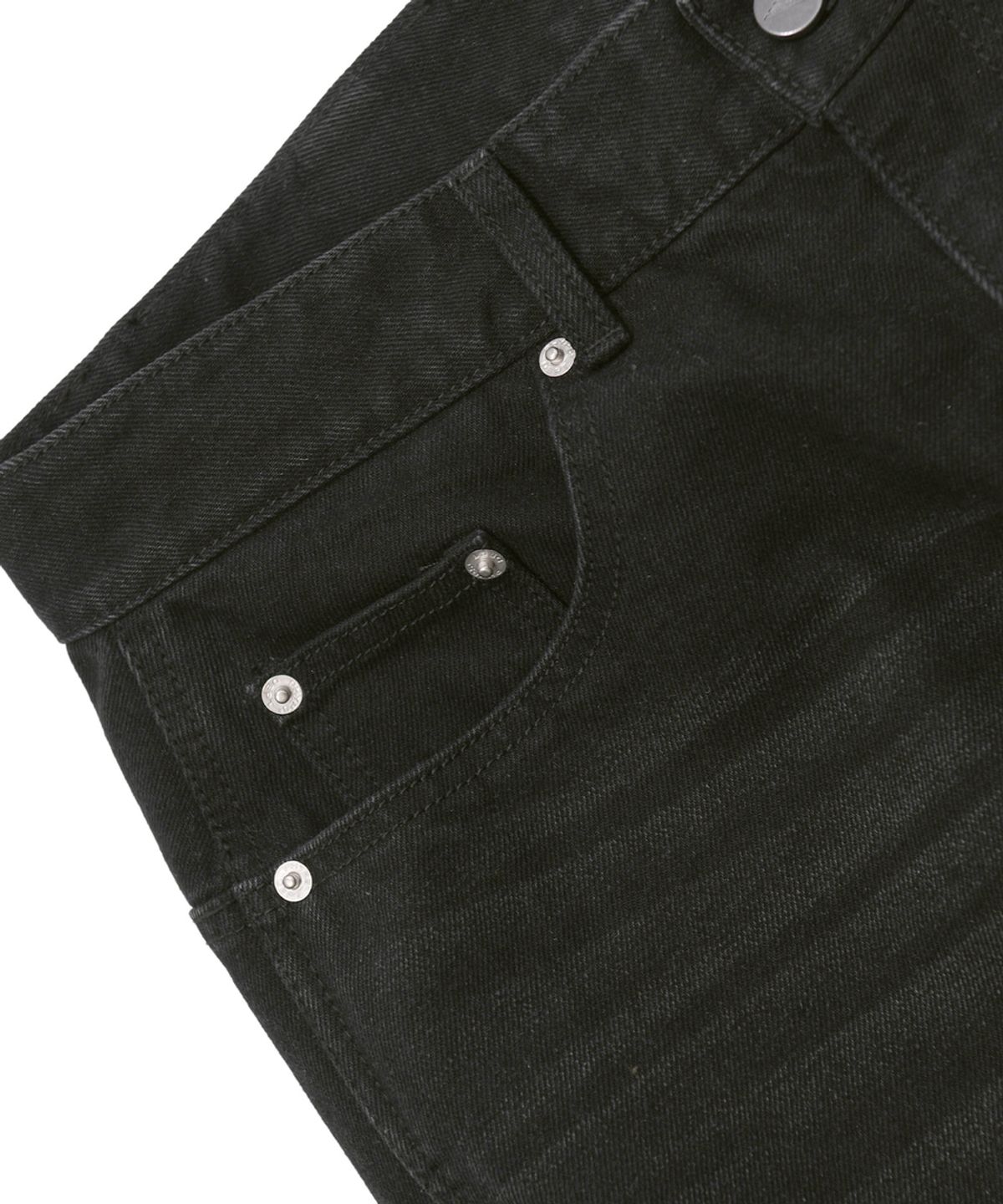 핍스 모터사이클(PHYPS MOTORCYCLE) Vintage Old Denim Pants Black