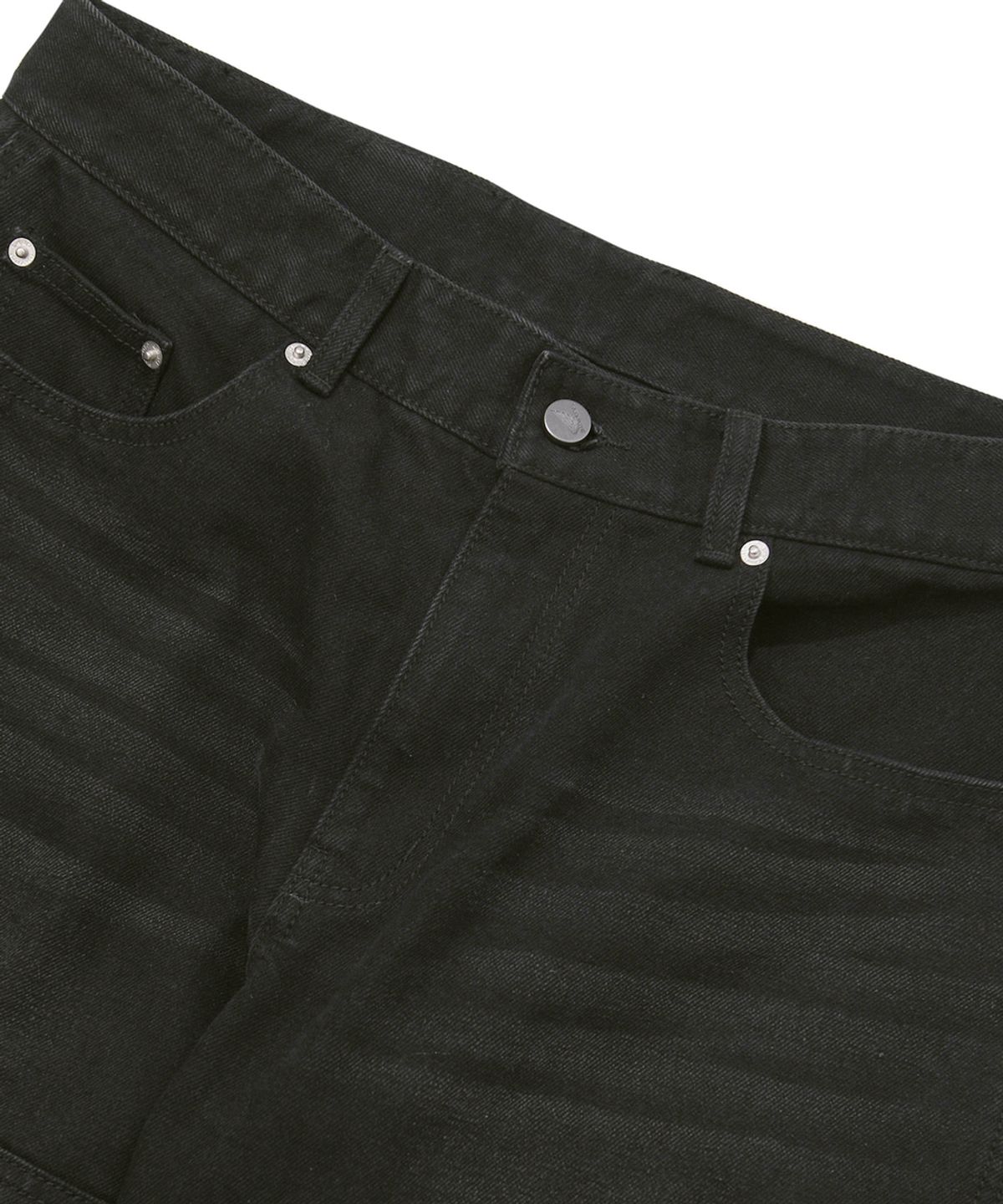 핍스 모터사이클(PHYPS MOTORCYCLE) Vintage Old Denim Pants Black