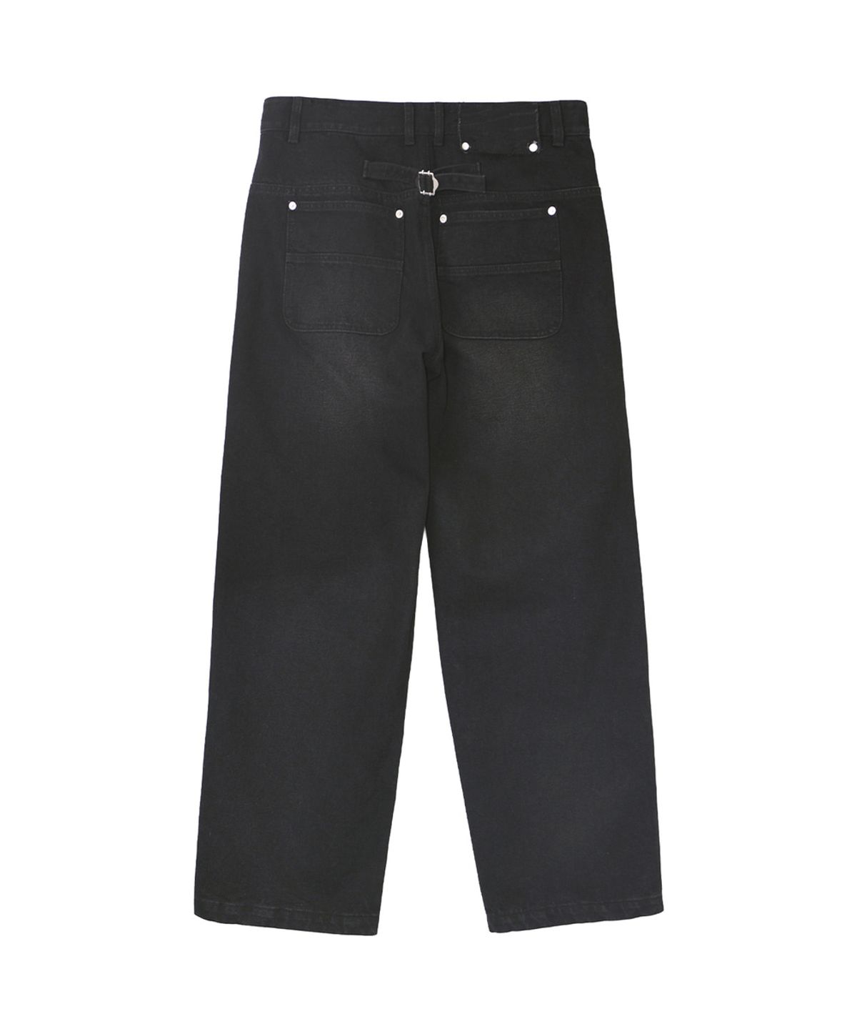 핍스 모터사이클(PHYPS MOTORCYCLE) Vintage Old Denim Pants Black