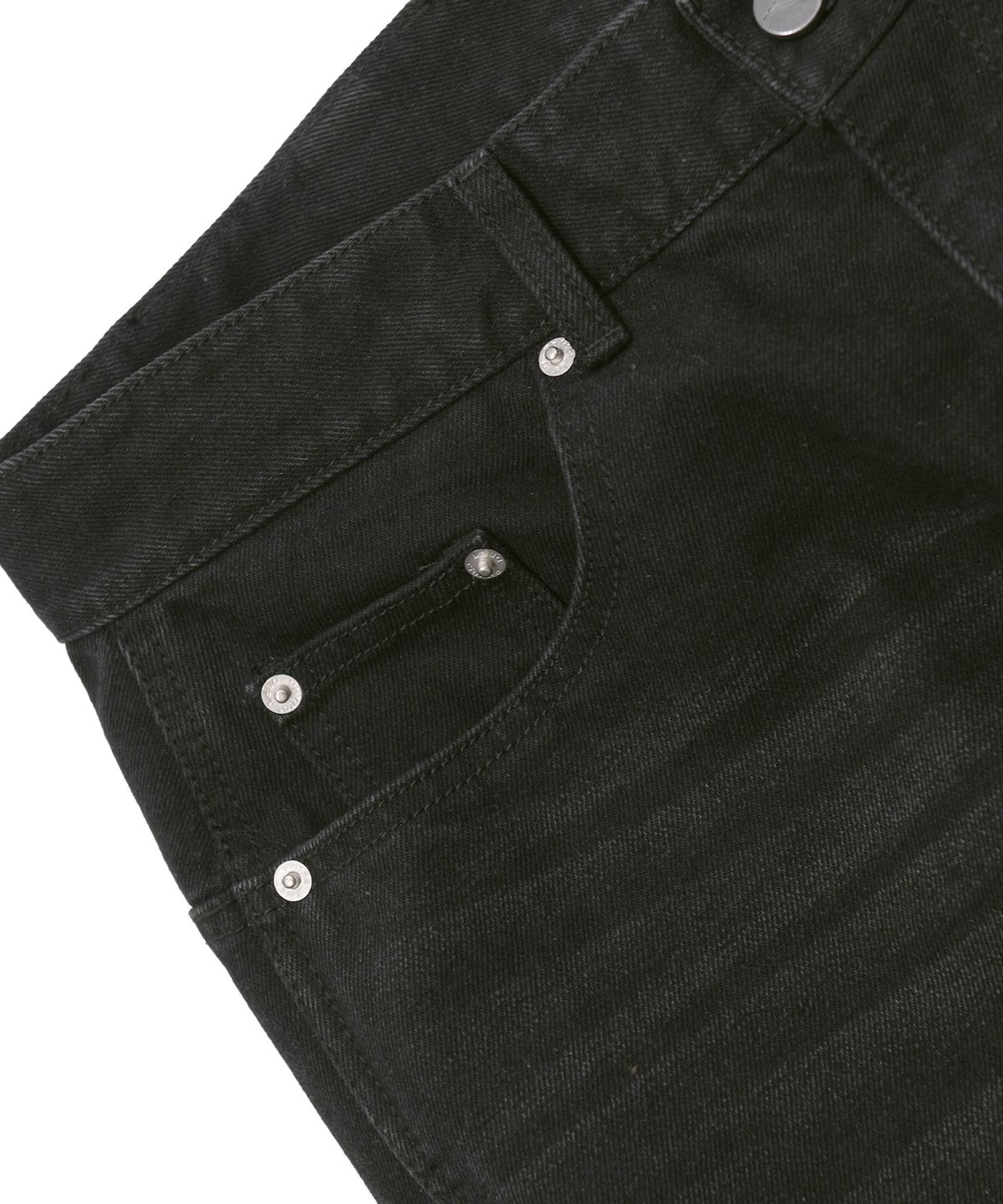 핍스 모터사이클(PHYPS MOTORCYCLE) Vintage Old Denim Pants Black