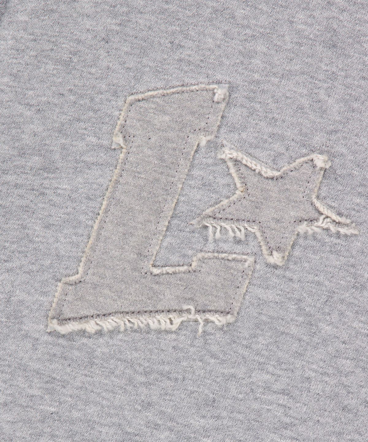 엘엠알(LMR) 컬러 포인트 패치워크 후드 집업 GREY