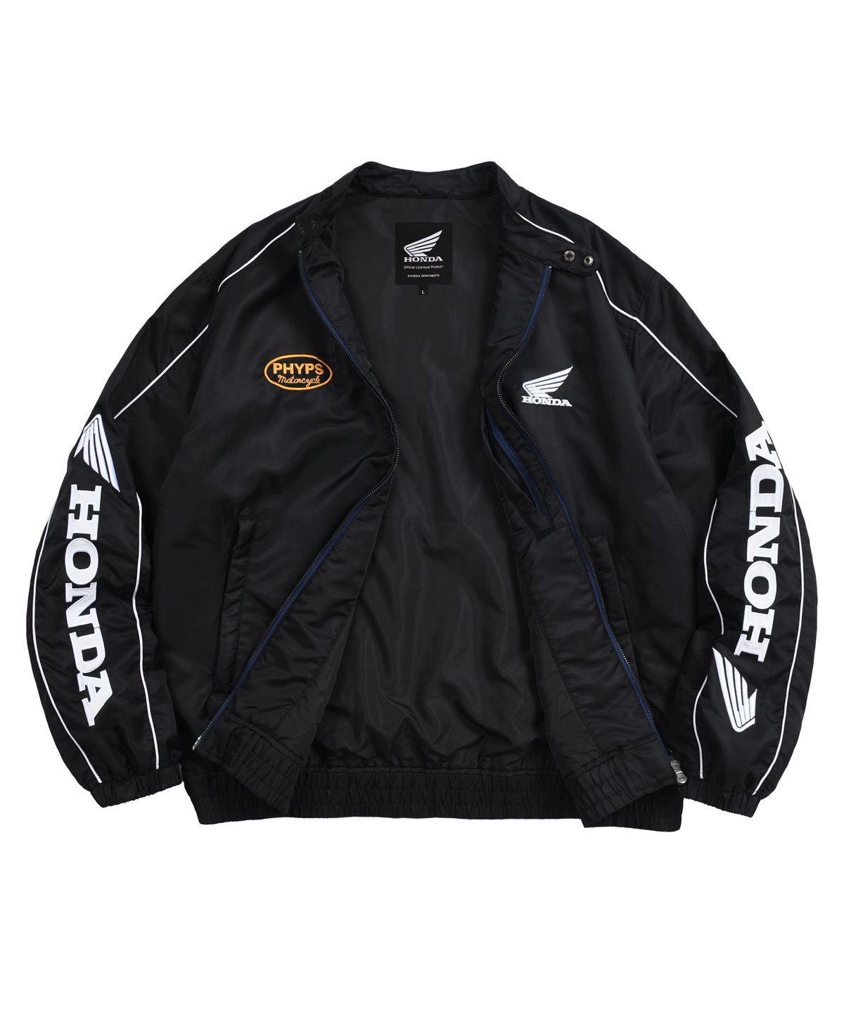 핍스 모터사이클(PHYPS MOTORCYCLE) Honda Racing Blouson_Black