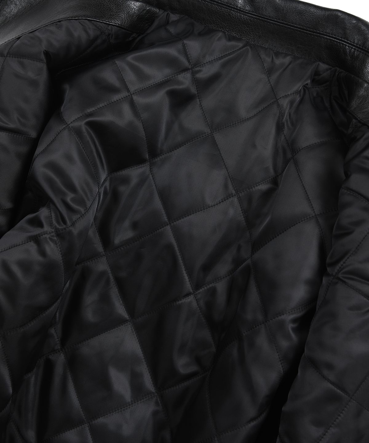 핍스 모터사이클(PHYPS MOTORCYCLE) Motorcycle Piping Leather Jacket Black