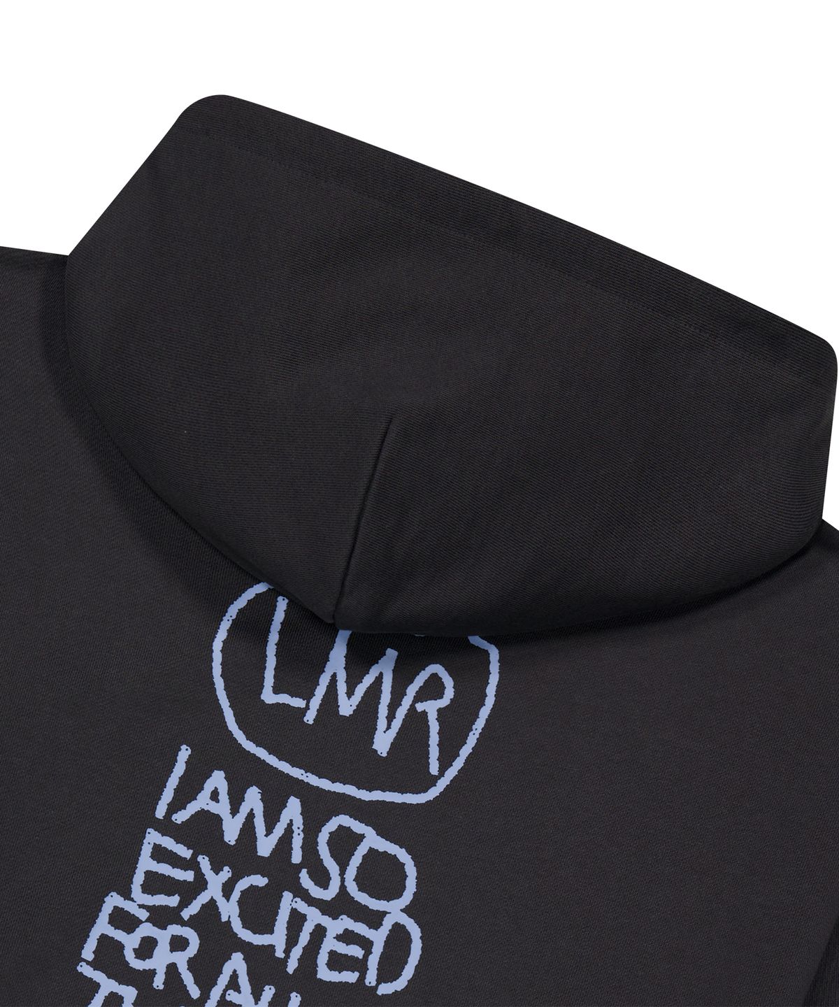 엘엠알(LMR) 심볼 로고 드로잉 그래픽 후드 CHARCOAL