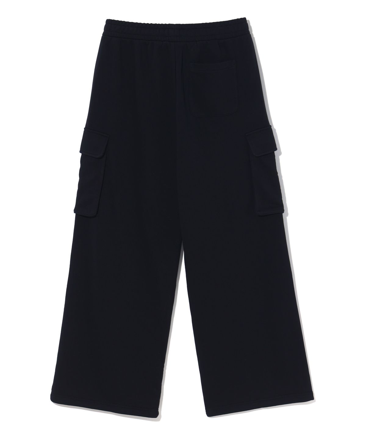 레이피커스(RAYFIKERS) 카고 와이드 스웨트 팬츠 MQ6PU182_BLACK