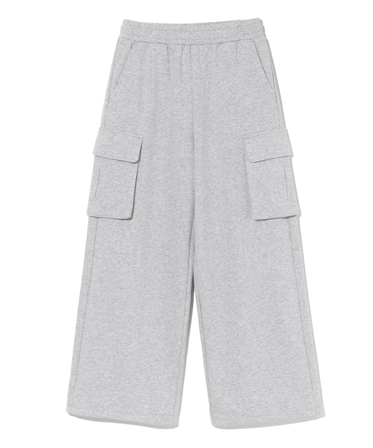 레이피커스(RAYFIKERS) 카고 와이드 스웨트 팬츠 MQ6PU182_MELANGE GREY