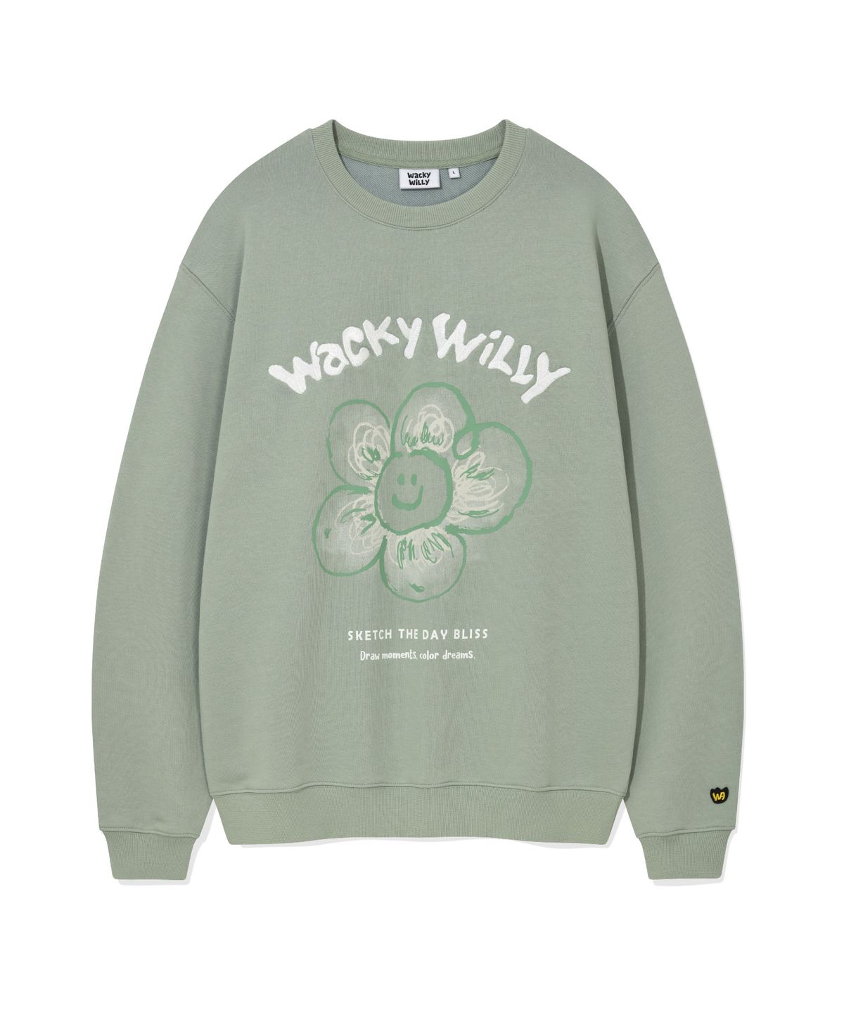 와키윌리(WACKY WILLY) 빅릴리 그래픽 맨투맨 (3 colors)