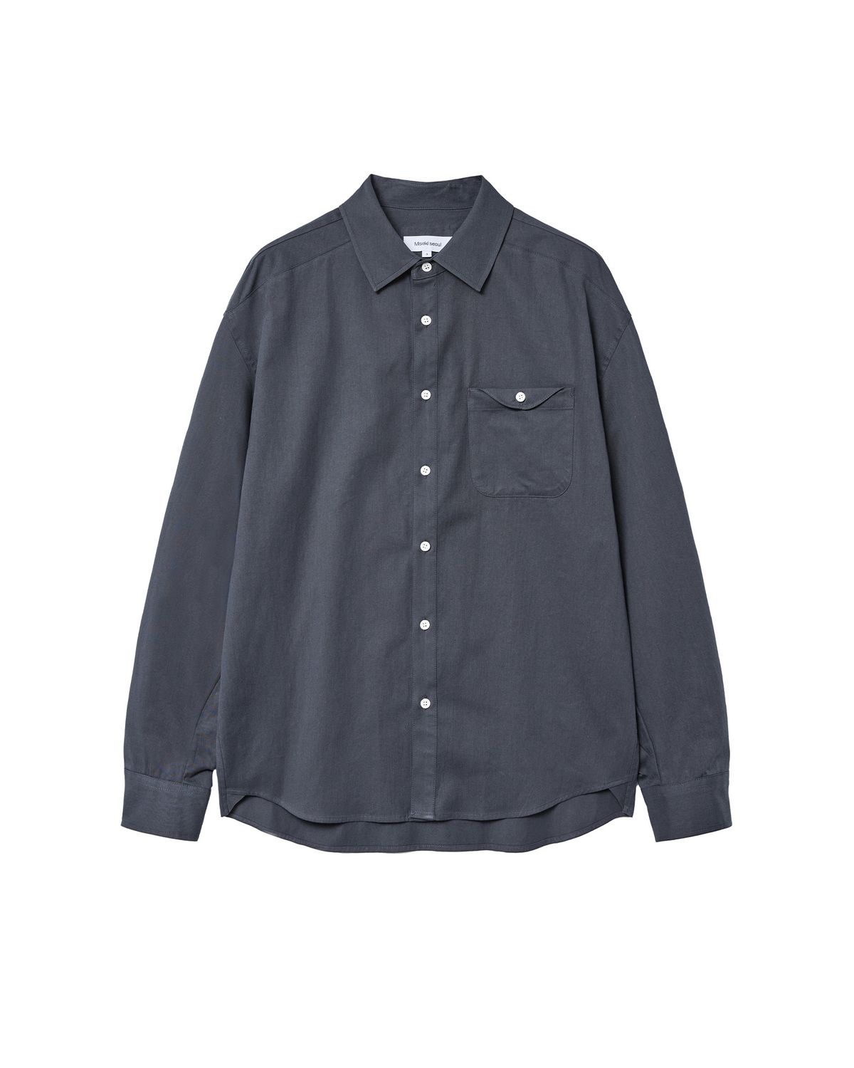 미세키서울 맨(MISEKISEOUL MEN) Pocket button panel shirt CHARCOAL