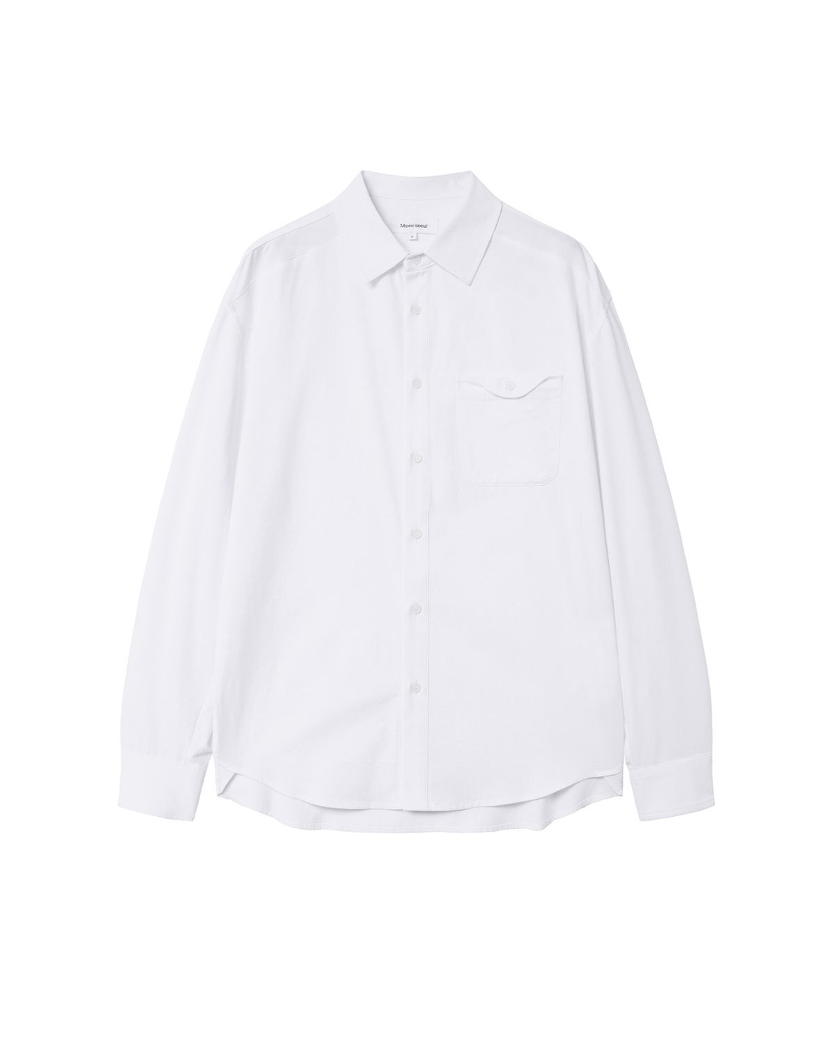 미세키서울 맨(MISEKISEOUL MEN) Pocket button panel shirt WHITE