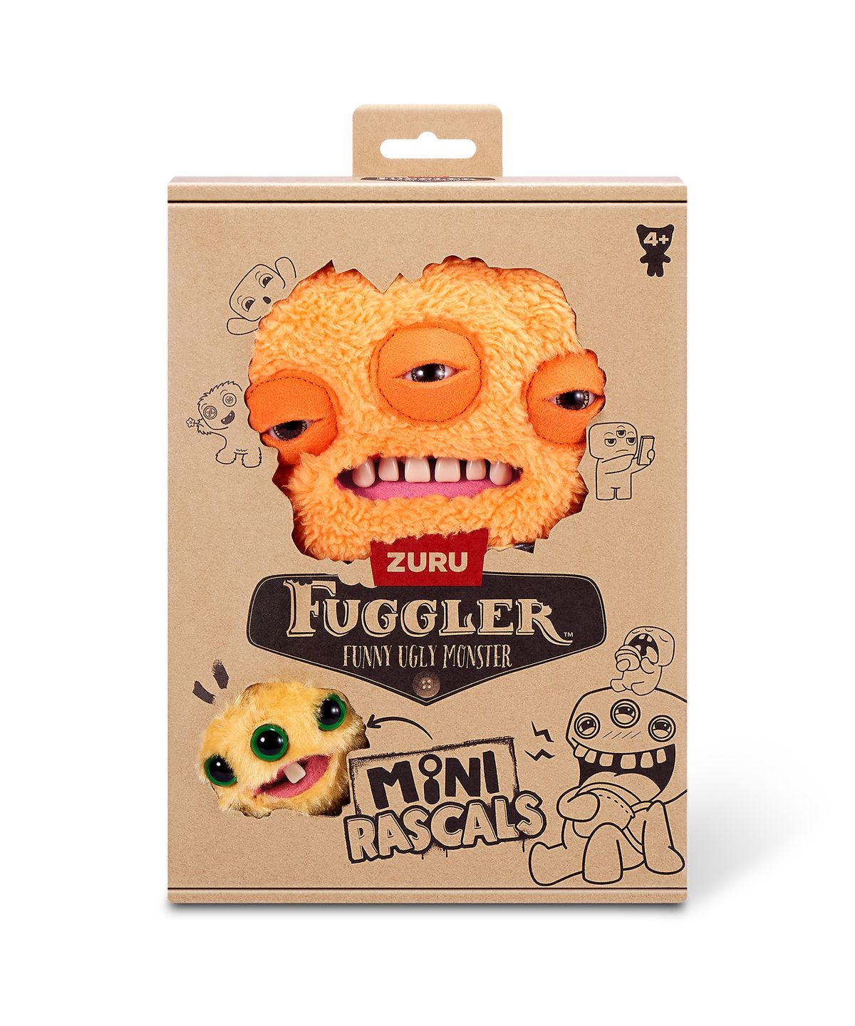 퍼글러(FUGGLER) 라스칼_에일리언 오렌지 테디